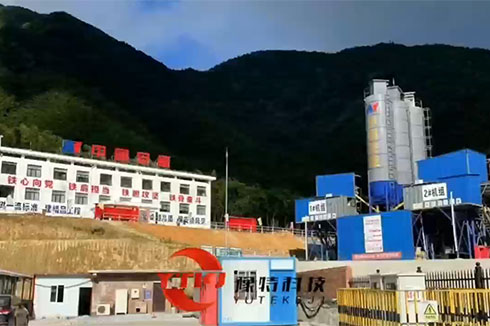 豫特科技助力安能集團(tuán)水電站重點(diǎn)項(xiàng)目，機(jī)制砂生產(chǎn)線。